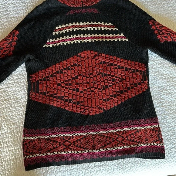 Lucky Brand Southwest Inspired Cardigan Size M - Picture 9 of 12